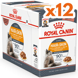 Royal Canin Pouch Gravy Hair Skin Hassas Tüylü Kedi Maması 85 Gr - BOX - x 12 Adet - Royal Canin