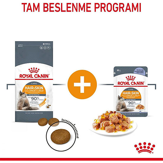 Royal Canin BOX Pouch Gravy Hair Skin Hassas Tüylü Kedi Maması 85 Gr x 12 Adet - 5