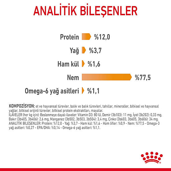 Royal Canin Pouch Gravy Hair Skin Hassas Tüylü Kedi Maması 85 Gr - 4