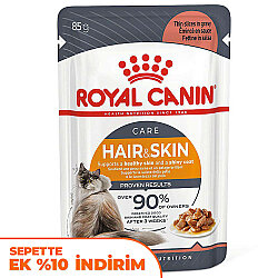 Royal Canin Pouch Gravy Hair Skin Hassas Tüylü Kedi Maması 85 Gr - Royal Canin