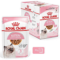 Royal Canin BOX Pouch Gravy Kitten Instinctive Yaş Yavru Kedi Maması 85 Gr x 12 Adet - 2