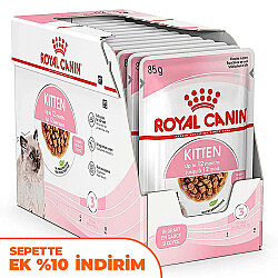 Royal Canin BOX Pouch Gravy Kitten Instinctive Yaş Yavru Kedi Maması 85 Gr x 12 Adet - Royal Canin
