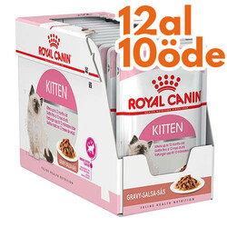 Royal Canin - Royal Canin Pouch Gravy Kitten Instinctive Yaş Yavru Kedi Maması 85 Gr - BOX - 12 Al 10 Öde