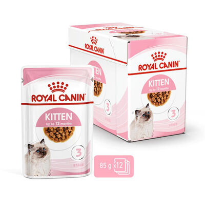 Royal Canin Pouch Gravy Kitten Instinctive Yaş Yavru Kedi Maması 85 Gr - BOX - 12 Al 10 Öde