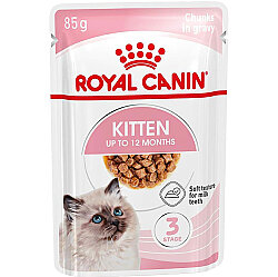 Royal Canin Pouch Gravy Kitten Instinctive Yaş Yavru Kedi Maması 85 Gr - Royal Canin