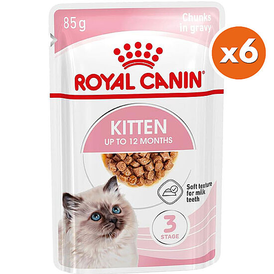 Royal Canin Pouch Gravy Kitten Instinctive Yaş Yavru Kedi Maması 85 Gr x 6 Adet - 1