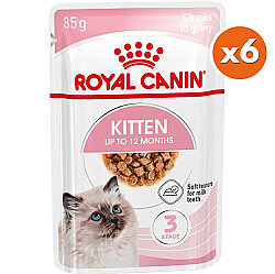 Royal Canin Pouch Gravy Kitten Instinctive Yaş Yavru Kedi Maması 85 Gr x 6 Adet - Royal Canin