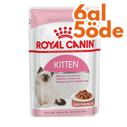 Royal Canin - Royal Canin Pouch Gravy Kitten Instinctive Yaş Yavru Kedi Maması 85 Gr - 6 Al 5 Öde