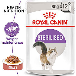 Royal Canin BOX Pouch Gravy Sterilised Kısırlaştırılmış Yaş Kedi Maması 85 Gr x 12 Adet - 8