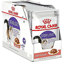 Royal Canin BOX Pouch Gravy Sterilised Kısırlaştırılmış Yaş Kedi Maması 85 Gr x 12 Adet - Royal Canin