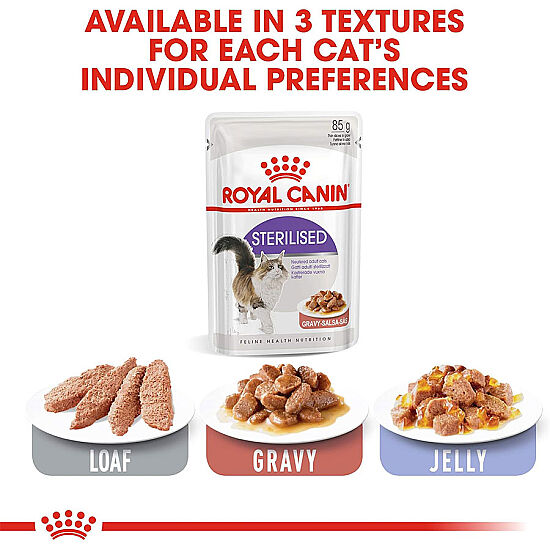 Royal Canin BOX Pouch Gravy Sterilised Kısırlaştırılmış Yaş Kedi Maması 85 Gr x 12 Adet - 12