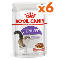 Royal Canin Pouch Gravy Sterilised Kısırlaştırılmış Yaş Kedi Maması 85 Gr x 6 Adet - Royal Canin