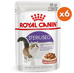 Royal Canin Pouch Gravy Sterilised Kısırlaştırılmış Yaş Kedi Maması 85 Gr x 6 Adet - Royal Canin