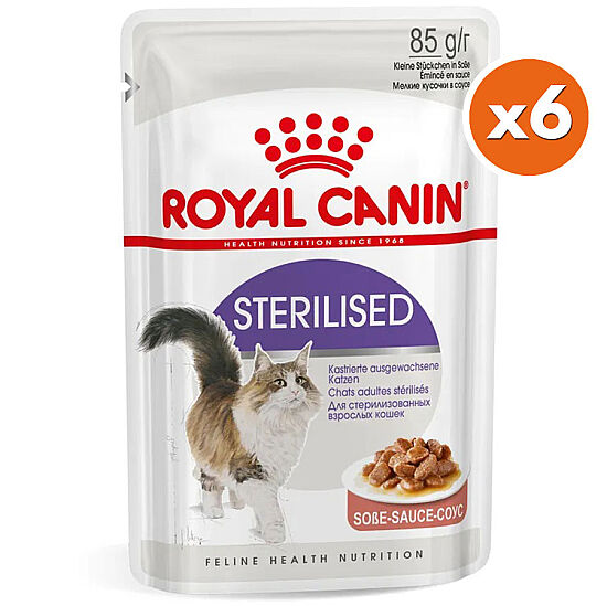 Royal Canin Pouch Gravy Sterilised Kısırlaştırılmış Yaş Kedi Maması 85 Gr x 6 Adet - 1
