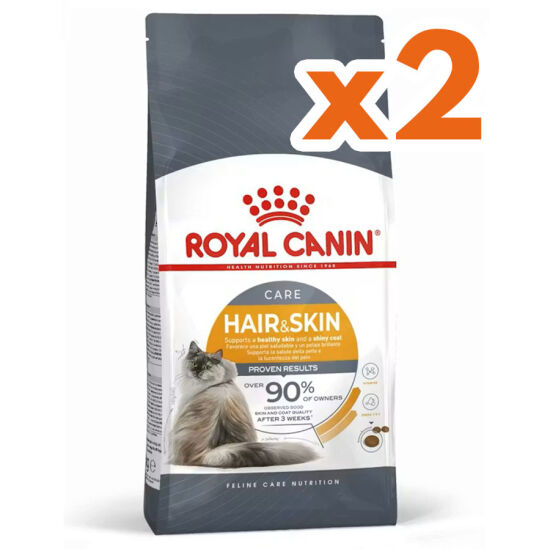 Royal Canin Hair Skin Hassas Tüylü Kedi Maması 10 Kg x 2 Adet + Temizlik Mendili - 1