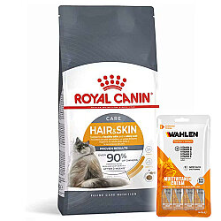 Royal Canin Hair Skin Hassas Tüylü Kedi Maması 2 Kg + 1 Paket Wahlen Multivitamin 4x15 Gr - Royal Canin