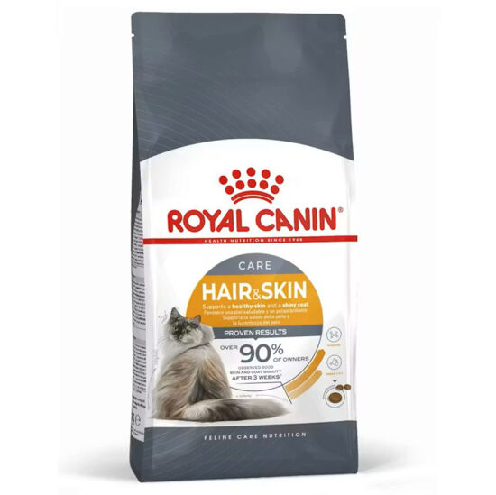 Royal Canin Hair Skin Hassas Tüylü Kedi Maması 4 Kg + Temizlik Mendili - 1