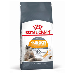 Royal Canin - Royal Canin Hair Skin Hassas Tüylü Kedi Maması 4 Kg + 2 Adet Temizlik Mendili