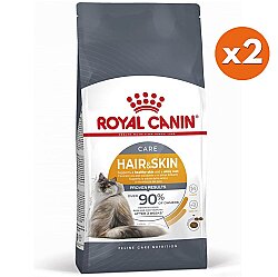 Royal Canin Hair Skin Hassas Tüylü Kedi Maması 4 Kg x 2 Adet + 10 Adet Wooc Lolipop Ödül - 2