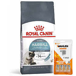 Royal Canin Hairball Tüy Yumağı Kontrolü Kedi Maması 2 Kg + 1 Paket Wahlen Multivitamin 4x15 Gr - Royal Canin
