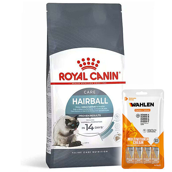 Royal Canin Hairball Tüy Yumağı Kontrolü Kedi Maması 2 Kg + 1 Paket Wahlen Multivitamin 4x15 Gr - 1