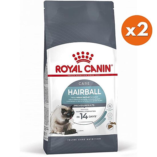 Royal Canin Hairball Tüy Yumağı Kontrolü Kedi Maması 2 Kg x 2 Adet + 10 Adet Wooc Lolipop Ödül - 2