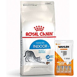 Royal Canin Indoor Ev Kedileri İçin Kedi Maması 2 Kg + 1 Paket Wahlen Multivitamin 4x15 Gr - Royal Canin