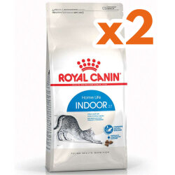 Royal Canin Indoor Ev Kedileri İçin Kedi Maması 2 Kg x 2 Adet + Temizlik Mendili - Royal Canin