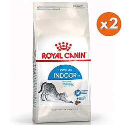 Royal Canin Indoor Ev Kedileri İçin Kedi Maması 2 Kg x 2 Adet + 10 Adet Wooc Lolipop Ödül - 2