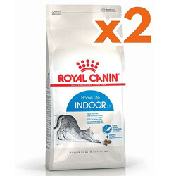 Royal Canin - Royal Canin Indoor Ev Kedileri İçin Kedi Maması 2 Kg x 2 Adet - 2 Adet Temizlik Mendili