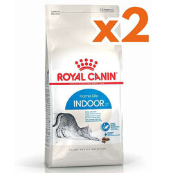 Royal Canin Indoor Ev Kedileri İçin Kedi Maması 2 Kg x 2 Adet + Temizlik Mendili - Thumbnail