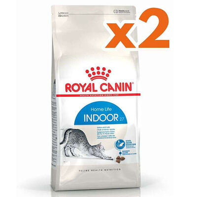 Royal Canin Indoor Ev Kedileri İçin Kedi Maması 2 Kg x 2 Adet + Temizlik Mendili