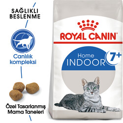 Royal Canin - Royal Canin Indoor +7 Ev Kedileri için Yaşlı Kedi Maması 1,5 Kg + Temizlik Mendili