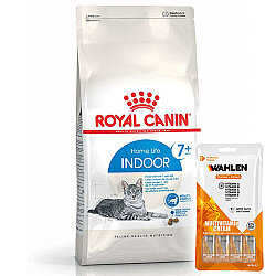 Royal Canin Indoor +7 Yaşlı Ev Kedi Maması 3,5 Kg + 2 Paket Wahlen Multivitamin 4x15 Gr - 1
