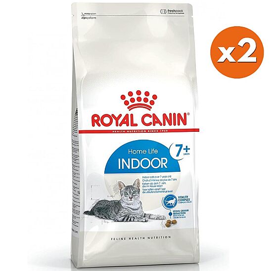 Royal Canin Indoor +7 Yaşlı Ev Kedi Maması 3,5 Kg x 2 Adet + Temizlik Mendili - 1
