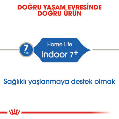 Royal Canin Indoor +7 Yaşlı Ev Kedi Maması 3,5 Kg x 2 Adet + Temizlik Mendili - 4