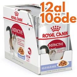 Royal Canin - Royal Canin Pouch Jelly Instinctive Yaş Kedi Maması 85 Gr - BOX - 12 Al 10 Öde