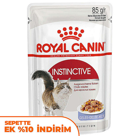 Royal Canin Pouch Jelly Instinctive Yaş Kedi Maması 85 Gr - 1