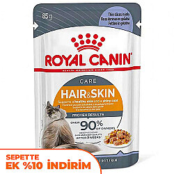 Royal Canin Pouch Jelly Hair Skin Hassas Tüylü Yaş Kedi Maması 85 Gr - Royal Canin