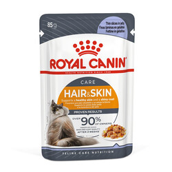 Royal Canin - Royal Canin Pouch Jelly Hair Skin Hassas Tüylü Kedi Maması 85 Gr