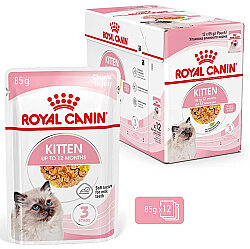 Royal Canin BOX Pouch Jelly Kitten Instinctive Yaş Yavru Kedi Maması 85 Gr x 12 Adet - 2