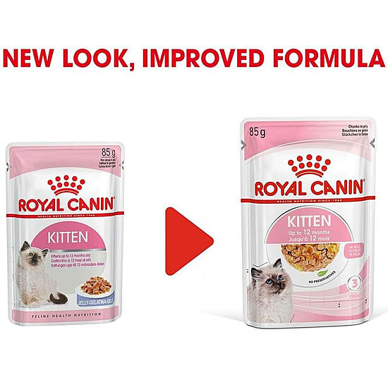 Royal Canin BOX Pouch Jelly Kitten Instinctive Yaş Yavru Kedi Maması 85 Gr x 12 Adet - 11