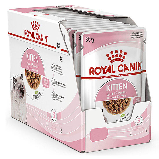 Royal Canin BOX Pouch Jelly Kitten Instinctive Yaş Yavru Kedi Maması 85 Gr x 12 Adet - 1