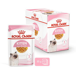 Royal Canin Pouch Jelly Kitten Instinctive Yaş Yavru Kedi Maması 85 Gr - BOX - 12 Al 10 Öde - Thumbnail