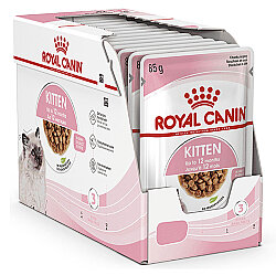 Royal Canin BOX Pouch Jelly Kitten Instinctive Yaş Yavru Kedi Maması 85 Gr x 12 Adet - Royal Canin