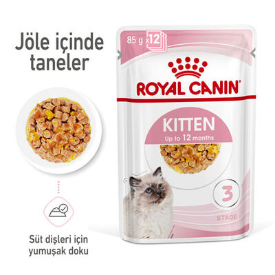 Royal Canin Pouch Jelly Kitten Instinctive Yaş Yavru Kedi Maması 85 Gr - BOX - x 12 Adet