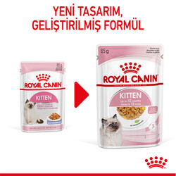 Royal Canin Pouch Jelly Kitten Instinctive Yaş Yavru Kedi Maması 85 Gr - Royal Canin (1)