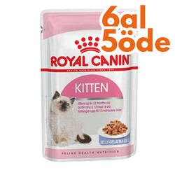 Royal Canin - Royal Canin Pouch Jelly Kitten Instinctive Yaş Yavru Kedi Maması 85 Gr - 6 Al 5 Öde