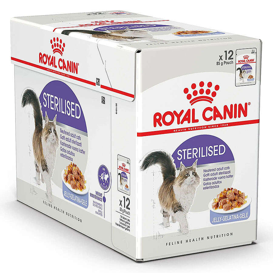 Royal Canin BOX Pouch Jelly Sterilised Kısırlaştırılmış Yaş Kedi Maması 85 Gr x 12 Adet