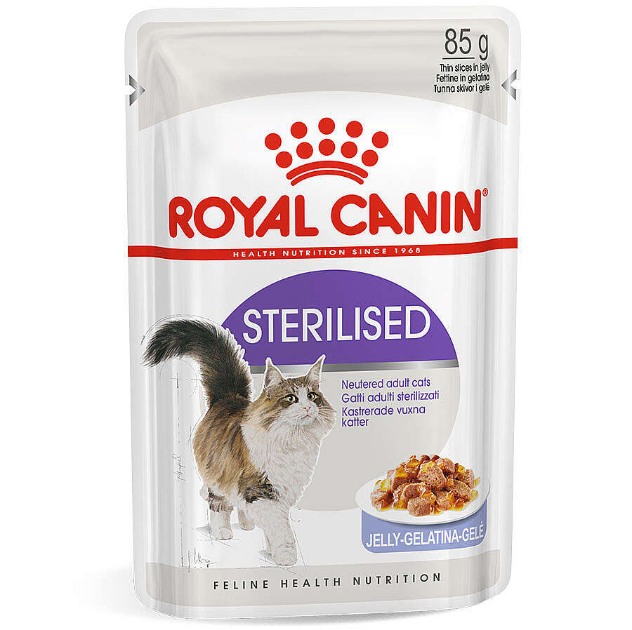 Royal Canin Pouch Jelly Sterilised Kısırlaştırılmış Yaş Kedi Maması 85 Gr